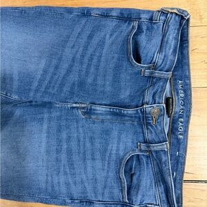 American Eagle Outfitters Women's High Rise Blue Jeans
